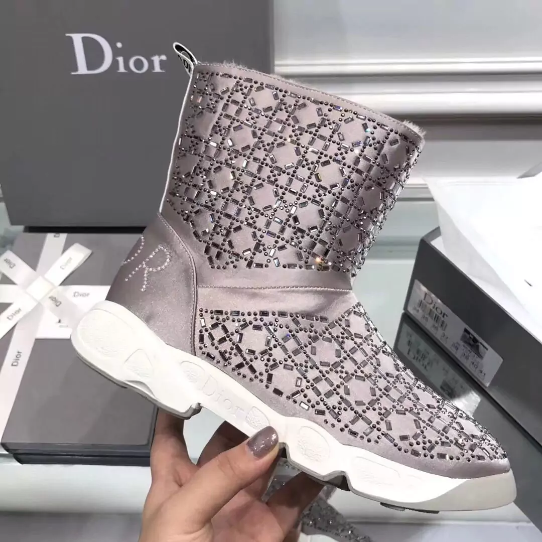 christian dior boots luxury fashion australian wool gray